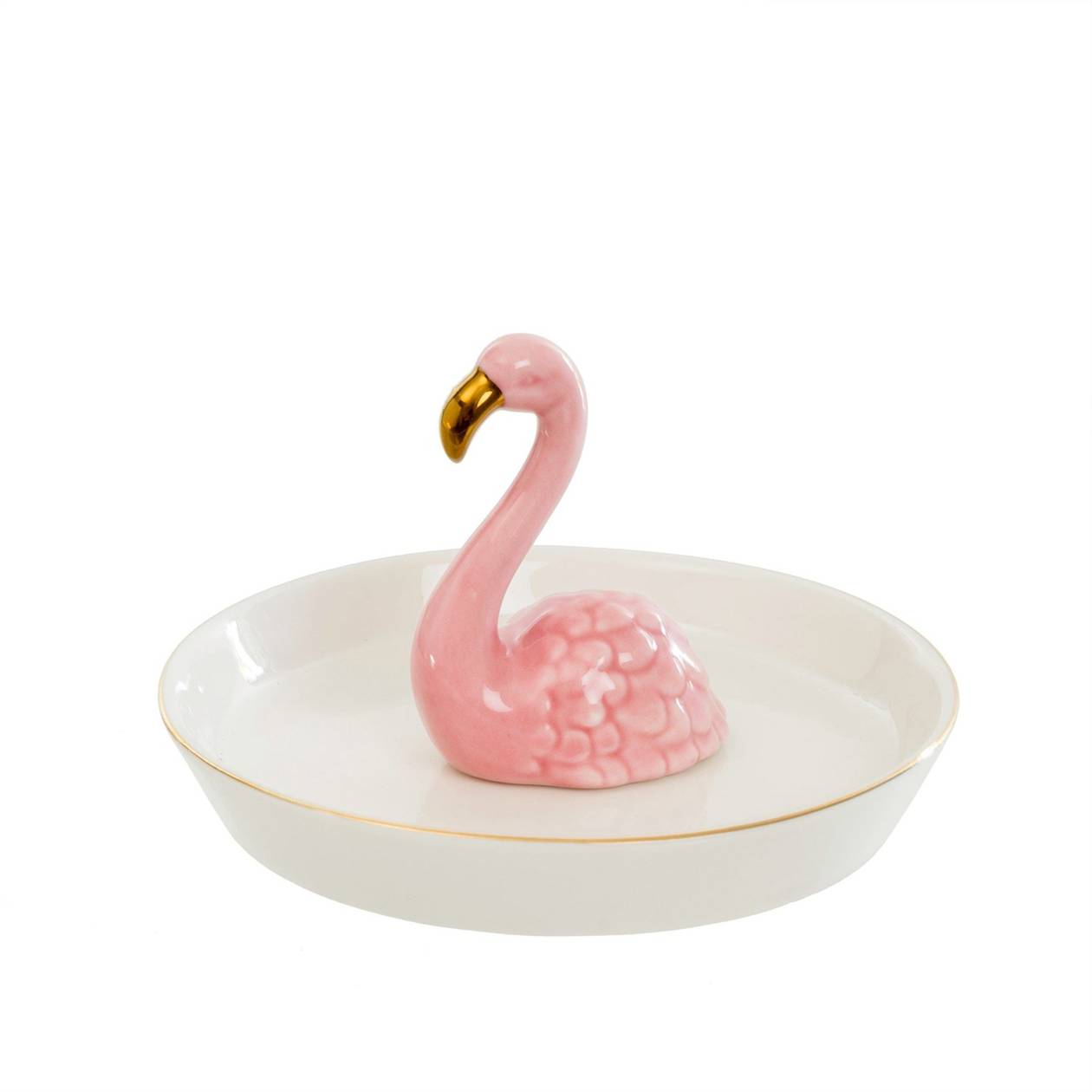 Flamingo Jewelry Plate